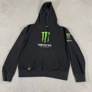 Y2K Monster Energy Official Hoodie Youth XL Black Unleash The Beast